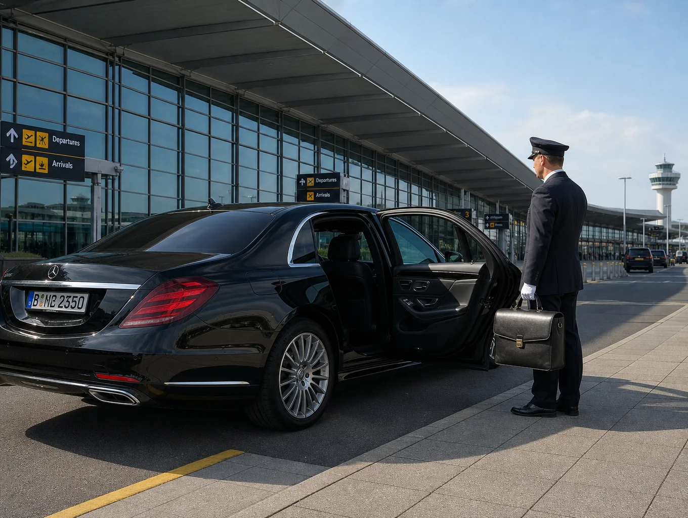 White-glove airport meet and greet arrival