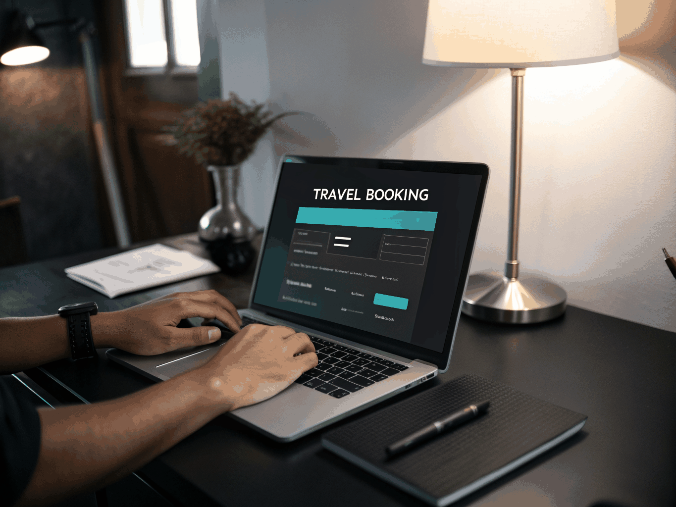 Enter flight number and trip details for airport limo reservation
